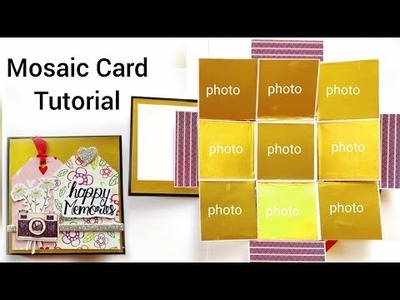 Mosaic Card Tutorial | Best birthday card handmade