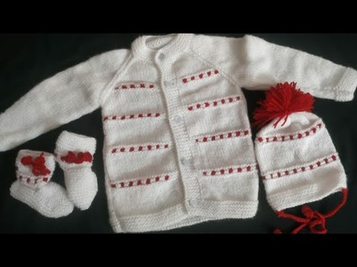 New Born Baby Sweater : Cap : Socks Measurement (Hindi) Jasbir Creations