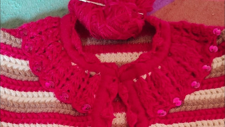 New collar design for koti sweater ,jacket,top, frock.new knitting crochet design