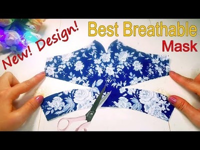 New Design ???? Best Breathable & 2 in 1 Face Mask | Face Mask Sewing Tutorial | DIY Face Mask