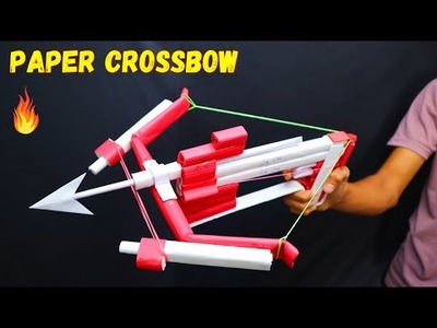 Paper Crossbow | How to Make Paper Crossbow | Easy Paper Craft | Mad Times