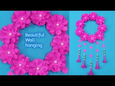 Paper Flower Wall Hanging \Unique WallHanging \Paper Craft \Paper WallHanging \DIY#short
