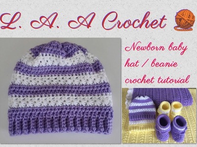 Part 1 Baby beanie crochet tutorial | Crochet tutorial for beginners