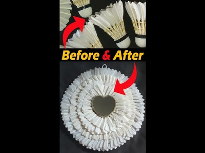 Recycled Crafts Ideas Of Shuttlecock || Reuse Ideas || Hacks & DIY Craft Ideas || #Diycrafts