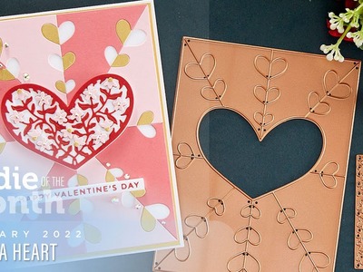 Spellbinders January 2022 Small Die of the Month – A Lotta Heart