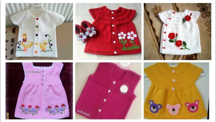 Stunning And Beautiful Hand Kintting Baby Sweaters Designs