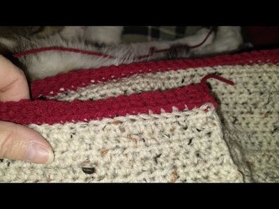 Texture Blanket part 2- let's complete back loop, single stitch - as our next stitch.