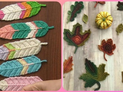 Top Trendy And Glamorous Crochet Handmade Leaf Patterns And Designs