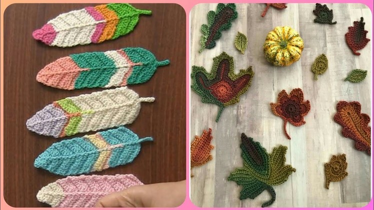 Top Trendy And Glamorous Crochet Handmade Leaf Patterns And Designs