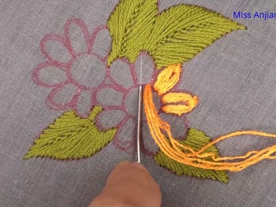 Very simple and Easy Embroidery for beginners, Small Embroidery art, Embroidery near me