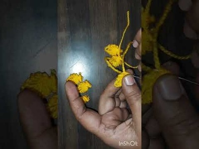 #Woollen flower#| Amazing and Beautiful flower for any decoration purpose | #viral shorts#