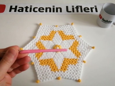???? Yıldız Lif Modeli ✅Easy Star Washcloth Model✅#diy #crochet#kitting#tutorial  @Hatice'nin Lifleri