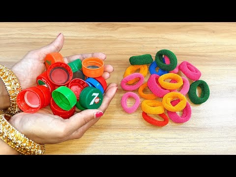 2 AMAZING TECHNIC FOR CRAFTING USING OLD HAIR BAND DIY THING | BEST OUT OF WASTE