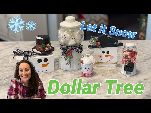 5 ADORABLE SNOWMEN CRAFTS ☃️ | DOLLAR TREE DIY’S