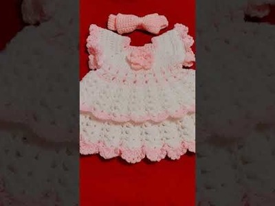 Adorable Crocheted Infant Dresses. Etsy Link In Description Box ????