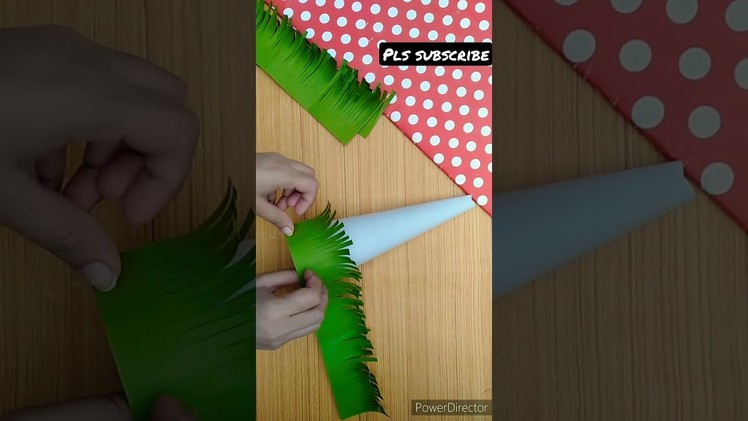 Amazing and Simple Christmas Tree From a Color paper| #short #shorts. #youtubeshort #myfirstshort