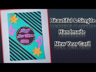 Beautiful & Simple Handmade New Year Card l #shorts