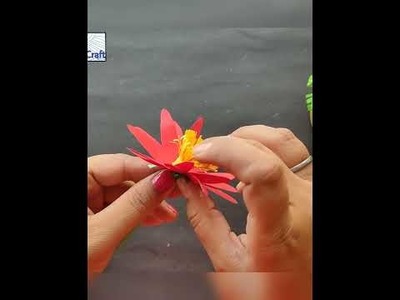 Best out of waste materials craft idea | Beautiful flower vase making with waste dish wash bar box