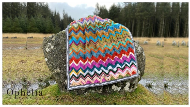 BORDER FOR ZIG ZAG CROCHET BLANKET. With Tips & Tricks To Crochet A Stunning Border