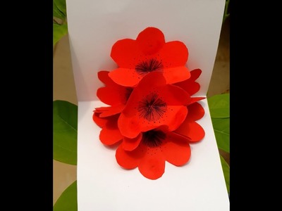 Comment faire une carte pop-up fleurs? DIY-Cards popup! Faire une carte PopUp! DIY-Flower pop up