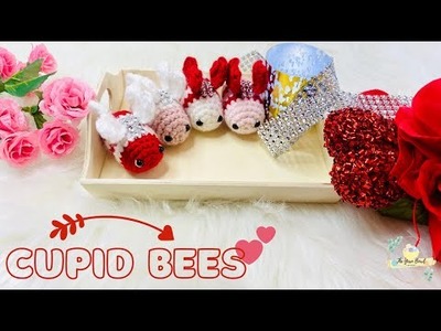 Cupid Bees | Cute Valentines Day Gifts | Crochet Bees