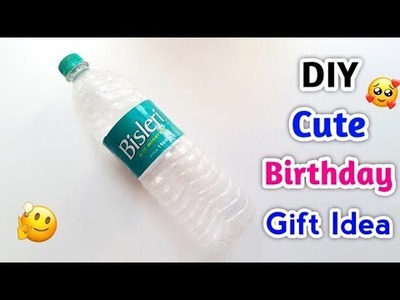 DIY Birthday gift idea.Gift idea.Bottle craft.Chocolate gift idea.#shorts