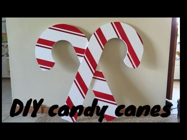 DIY candy canes for Christmas.craft ideas.by Yashvi creative hands. 