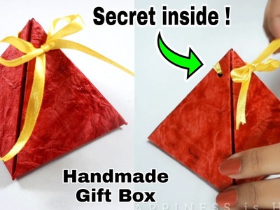 DIY Handmade Gift Box | Gift Wrapping Ideas | Gift Packing Ideas | New Year Gift Ideas