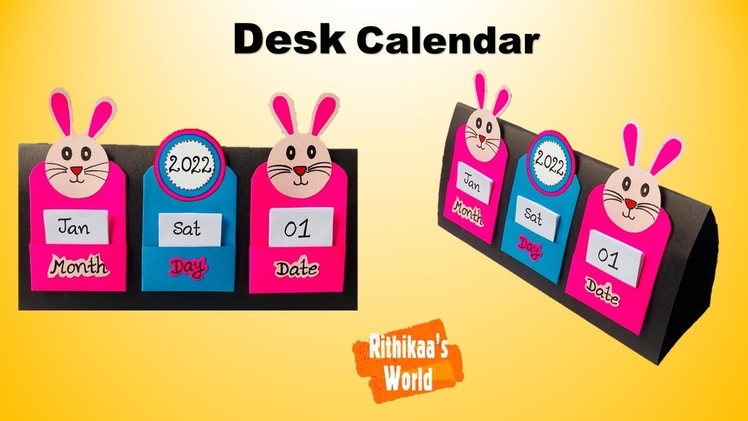 DIY | How to make Desk Calendar | Handmade Calendar 2022 |  Calendar with perfect measurements | RW