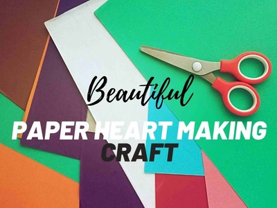 DIY | How to make paper heart garland #shorts