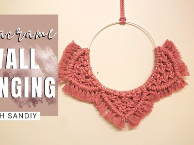 DIY Macramé Wall Hanging Easy Tutorial