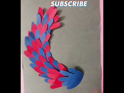 Diy paper wreath | paper origami |paper craft ideas | easy paper wreath | easy  paper diy ideas