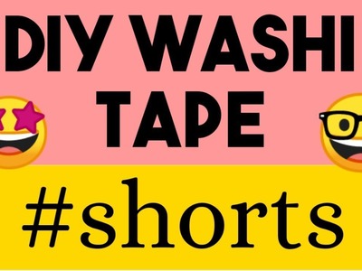 DIY Washi Tape #shorts #craft