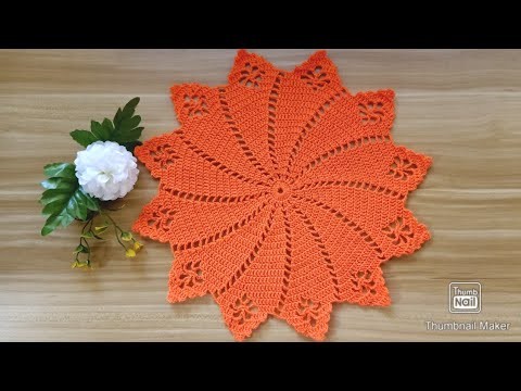 Doily crochet tutorial. thalposh crochet