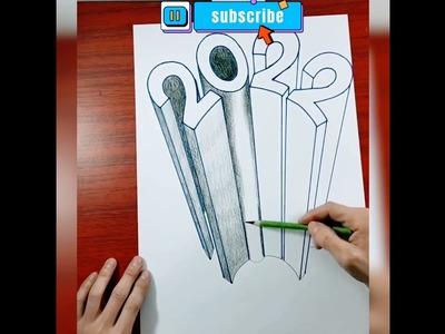 Easy #3d #2022 Drawing you should try ???? | #shortsvideo of drawing????| #shorts #art #draw