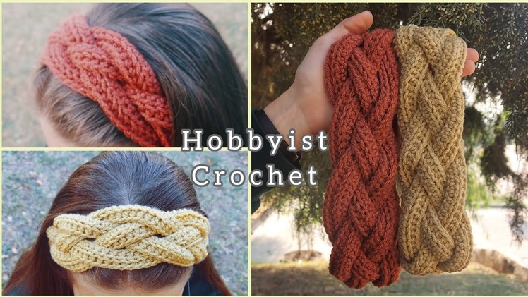 Easy Crochet Cable Headband Pattern for Beginners. Crochet Knitting Headband Patterns