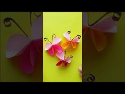 Easy Origami Paper Butterfly || DIY Paper Craft || #shorts