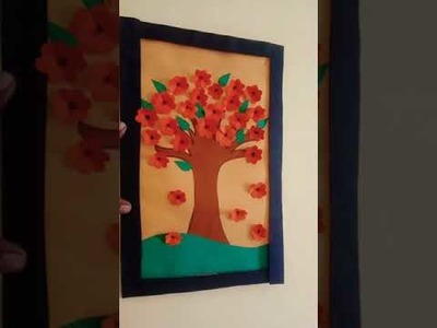 Easy wall hanging home decoration craft idea|home decoration idea|#shorts