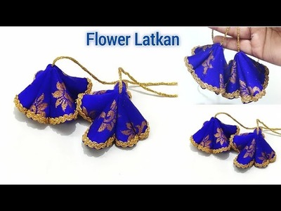 Fabric Flower Latkan | Easy Latken Making Tutorial | Latkan Design For Blouse
