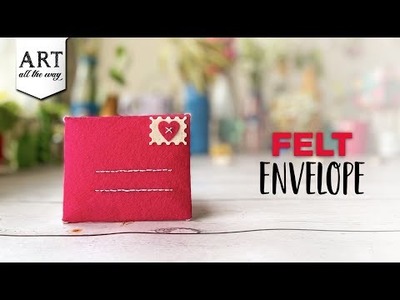 Felt Envelope | Creative Craft Ideas | Handmade Envelope Designs | Miniature Crafts | DIY Felt Craft