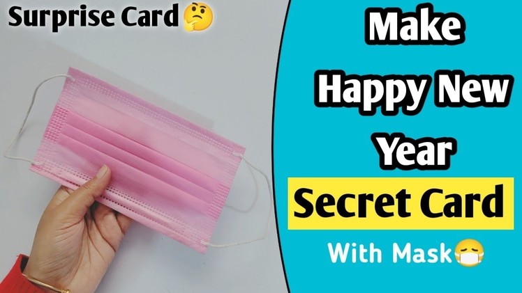 Happy New Year Secret???? Greeting Card????. DIY Happy New Year Gift Idea. Make Happy New year Card 2022