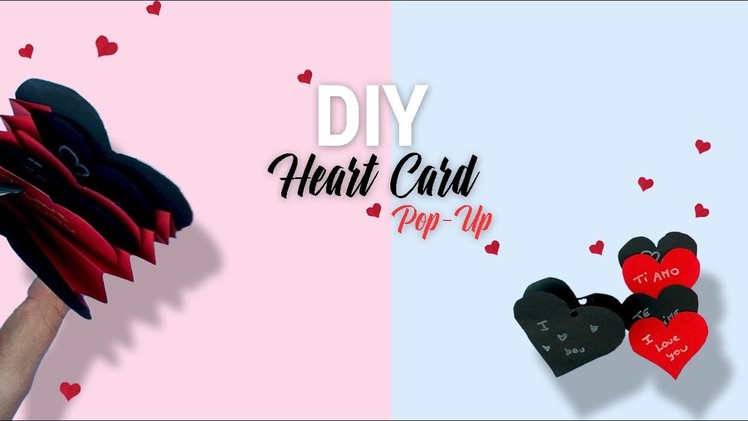 HEART CARD | Pop Up Card Heart | ValentinesDay Gift Ideas (1-minute video) #shorts