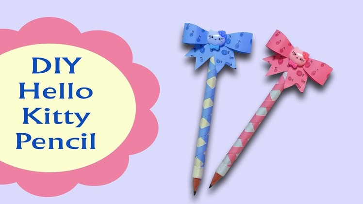 Hello Kitty Pen| Easy pen decor ideas| Cute pen decoration ideas| DIY Hello Kitty Pen| #shorts