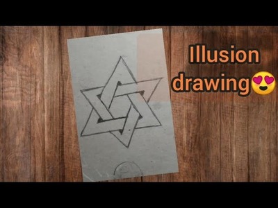 How to draw 3d illusion star ????#shorts #viralshort #youtubeshorts  #shorts