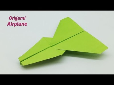 How To Make a Paper Airplane That Flies Far ✈ Origami Paper Plane