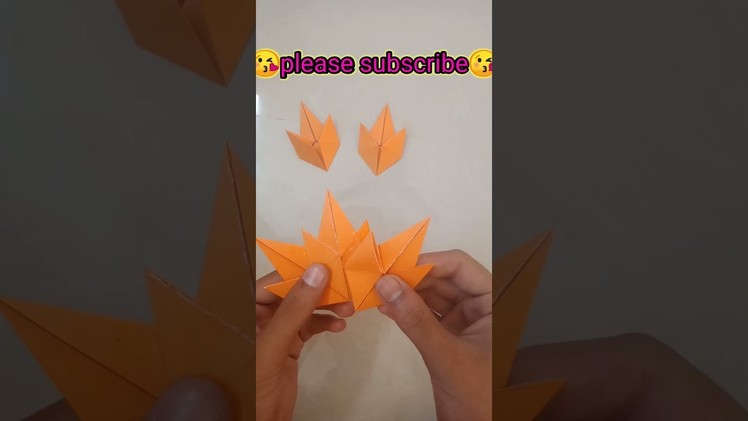 ????How to make an easy origami maple leaf ???? #origamimapleleaf???? #papermapleleaf???? #mapleleaf ???? #shorts ????