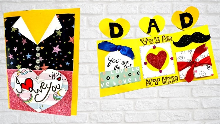 How to make beautiful birthday card for Dad. Handmade birthday card for father. Diy Birthday Card