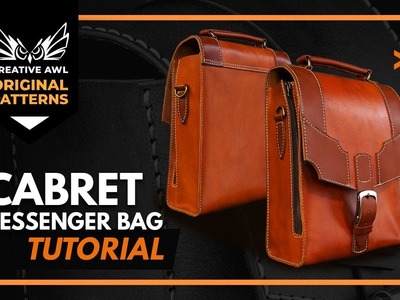 How to make Cabret Messenger Bag. DIY small briefcase