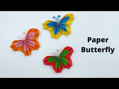 How To Make Easy Paper Butterfly  For Kids. Nursery Craft Ideas. Paper Craft Easy. KIDS crafts