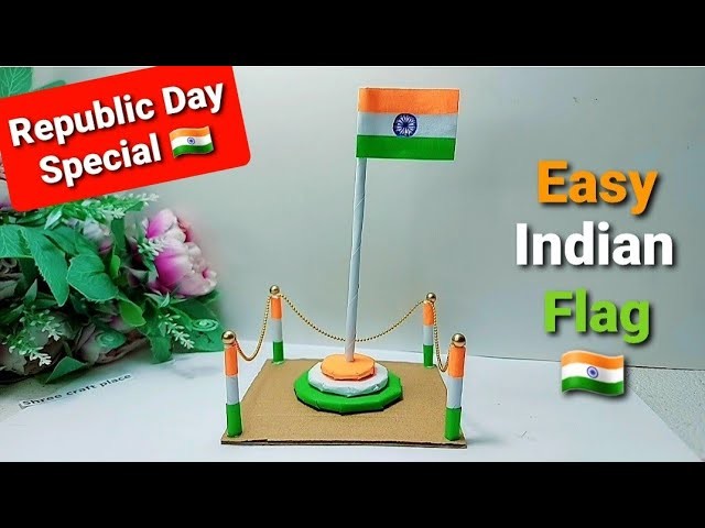 How to make Indian flag with Paper|DIY Paper Flag|Independence day Special|Best Out of Waste